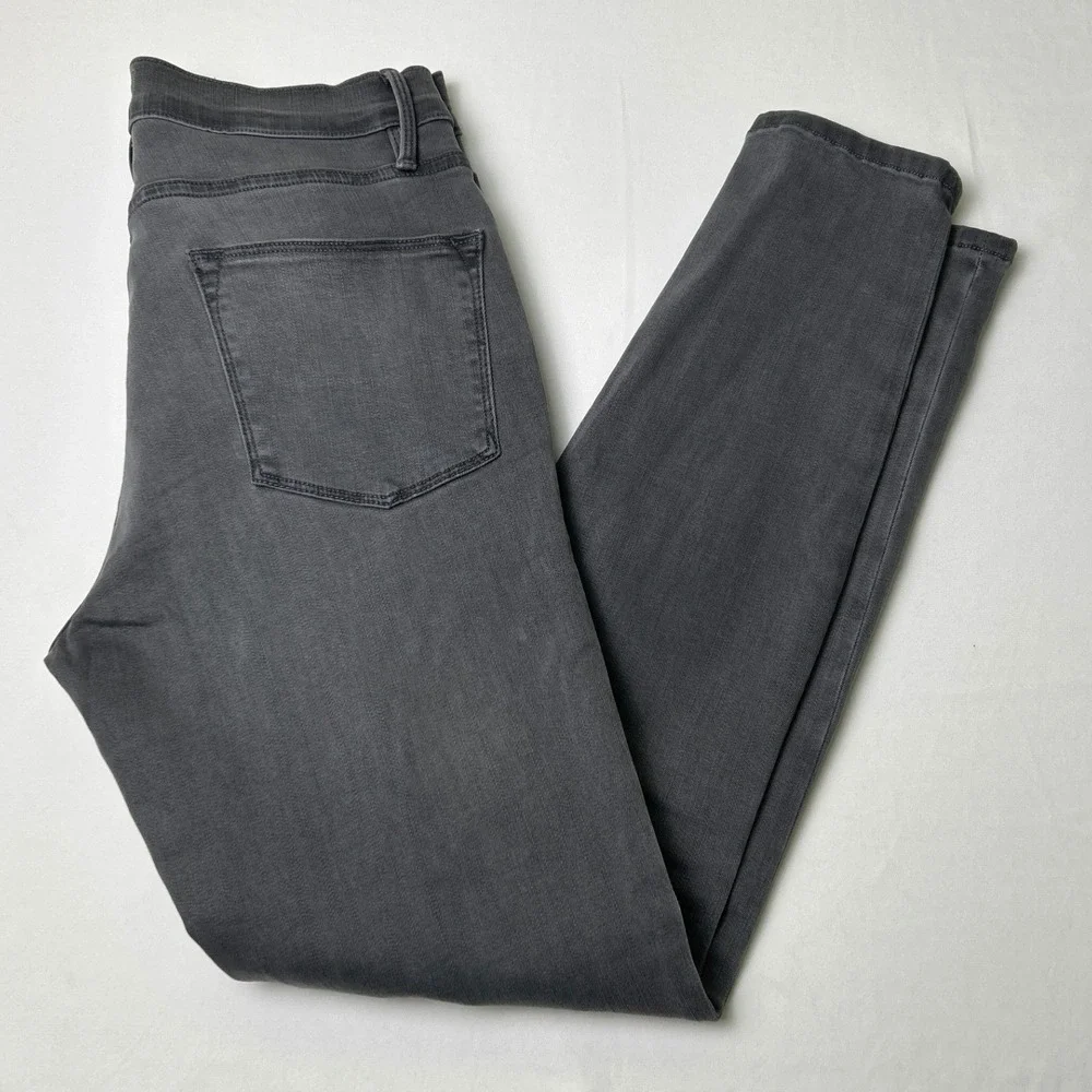 Frame Women Le High Skinny High Rise Stretch Denim Jeans Size 6/28 Charcoal Gray